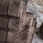 Ekologiškos šukuotos medvilnės rankšluostis „Organic elegance”