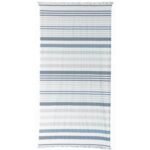 Klasikinio dizaino rankšluostis su mėlynomis ir baltomis juostomis