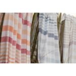 Praktiškas ir patvarus paplūdimio rankšluostis, pagamintas iš perdirbtų medžiagų