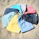 Rankų darbo nebalintos medvilnės paplūdimio rankšluostis gultui LOUNGIE