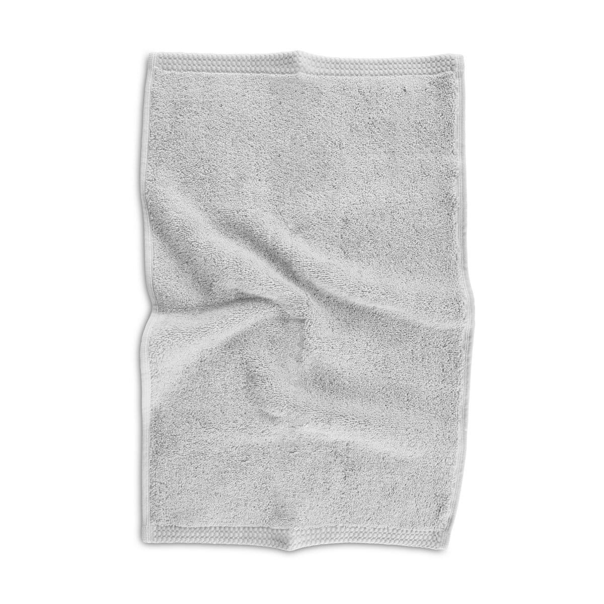 Rankšluostis DELUX TISECO PILKAS 2 Minimalistinio stiliaus, šviesiai pilkos spalvos „Delux“ rankšluostis