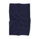 Elegantiškas tamsiai mėlynos spalvos „Delux“ rankšluostis