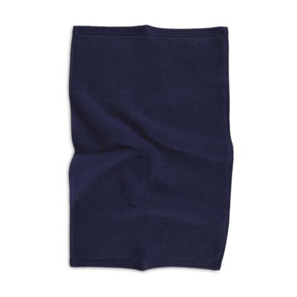 Elegantiškas tamsiai mėlynos spalvos „Delux“ rankšluostis