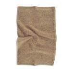 aukštos kokybės medvilnės, 550 g/m² tankio rankšluostis DELUX TISECO rudas