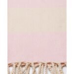 Rožinis paplūdimio rankšluostis DIAMANT