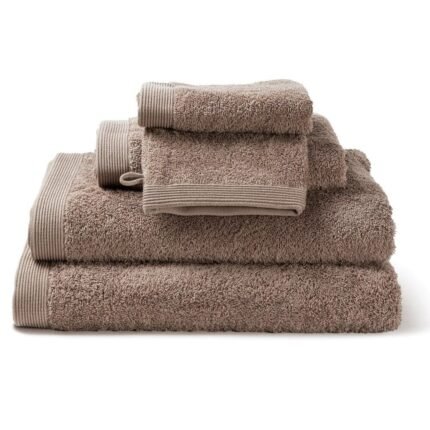 Švelnus rudos spalvos „Como“ rankšluostis