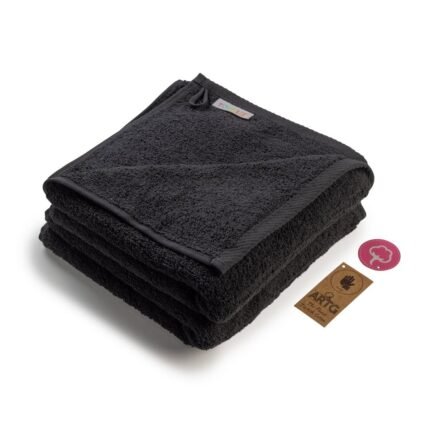 Juodos spalvos „ARTG® Towelzz“ rankšluostis