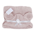 Mielas ir praktiškas kūdikio rankšluostis su ausytėmis – auga kartu su vaiku, nuo naujagimystės iki 5 metų