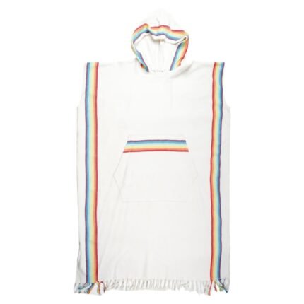 Universalus vyriškas pončas „Rainbow“ – stilingas ir patogus pasirinkimas kelionėms, SPA ar stovyklavimui