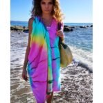 Stilingas kimono „Batika“ – praktiškas pasirinkimas po maudynių, baseine ar atostogaujant