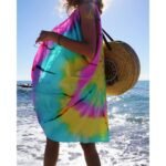 Rankų darbo kimono-rankšluostis „Batika“ – unikalūs spalvų perėjimai ir švelni tekstūra