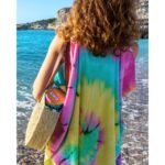 Kimono-rankšluostis „Batika“ – 2 in 1 sprendimas: paplūdimio rankšluostis ir stilingas kimono viename