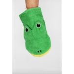 Prausimosi pirštinė „Varlė“ – žaismingas dizainas ir 100 % ekologiška medvilnė jautriai odai