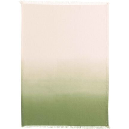 Virtuvinis rankšluostis „Cactus“ iš perdirbtos medvilnės – elegantiškas spalvų perėjimas, „Tie & Dye“ technika