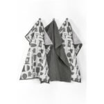 Poliesterinis rankšluostis „Essentials“ pilkos spalvos – subtilus dizainas ir efektyvi drėgmės sugertis