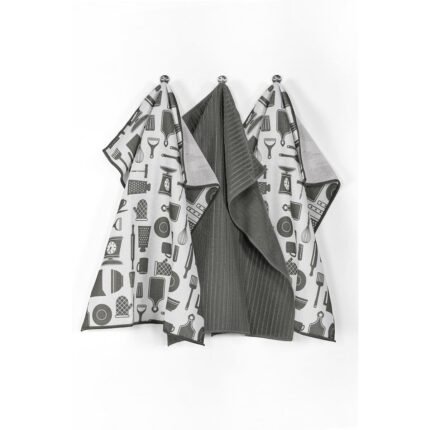 Poliesterinis rankšluostis „Essentials“ pilkos spalvos – subtilus dizainas ir efektyvi drėgmės sugertis