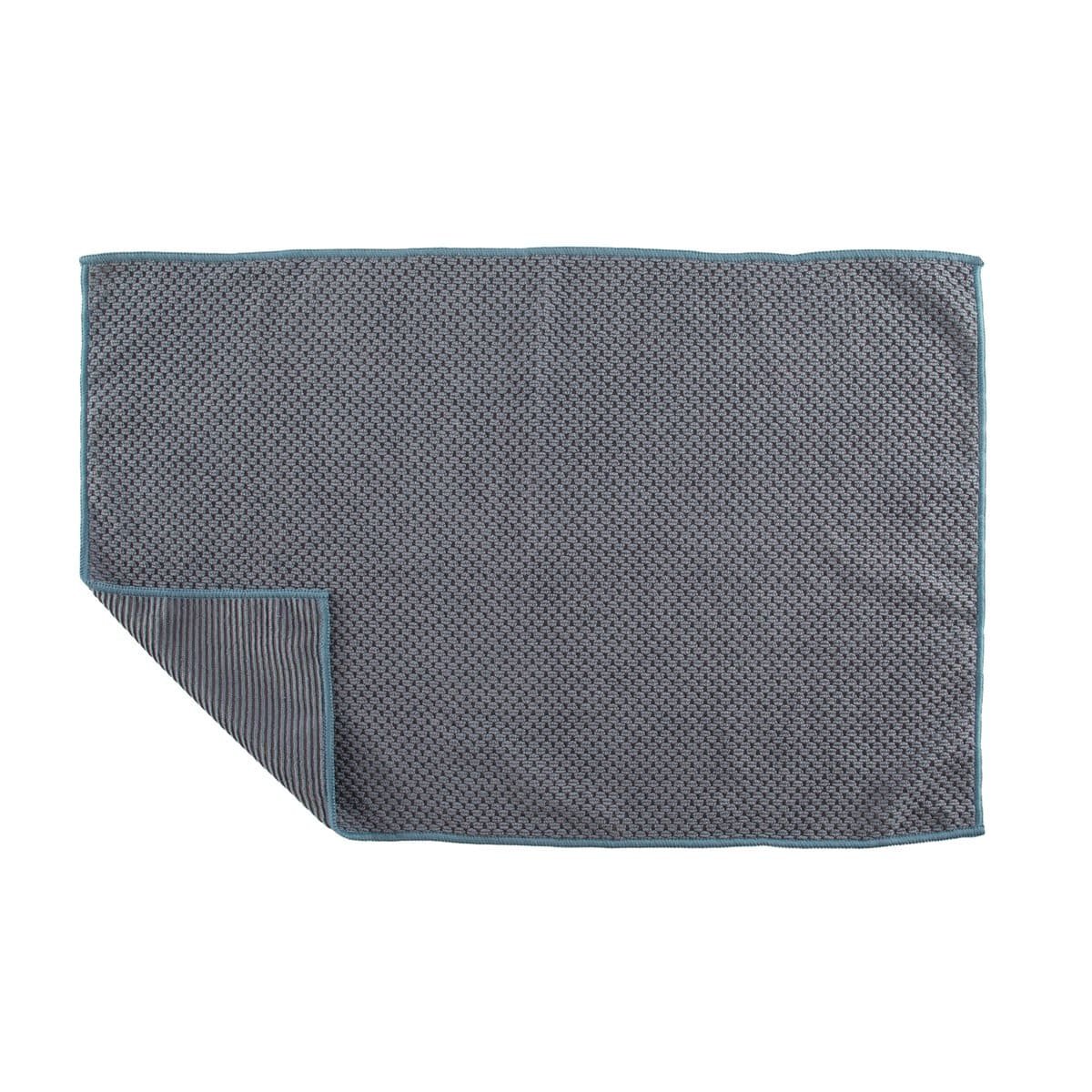 Virtuvinių mikropluošto rankšluosčių rinkinys RICE (2 vnt.) melyna1 Minkšti ir lengvi „Rice“ rankšluosčiai indų blizginimui be dryžių