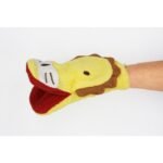 Prausimosi pirštinė „Liūtas“ – bendras produkto vaizdas, gyvūno dizainas