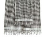 Rankšluostis „Pom pom” Juodas (taškeliais)